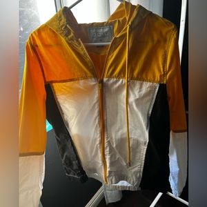 Never worn Windbreaker Medium: Yellow, Black, White